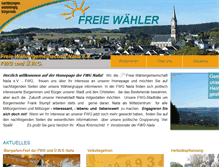 Tablet Screenshot of fwg-naila.de